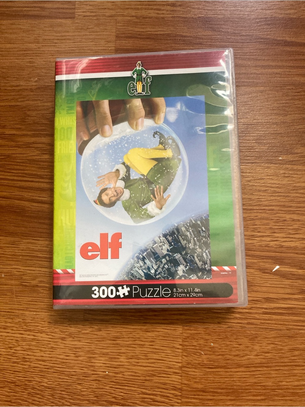 ELF Puzzle Red Green Yellow Blue Box